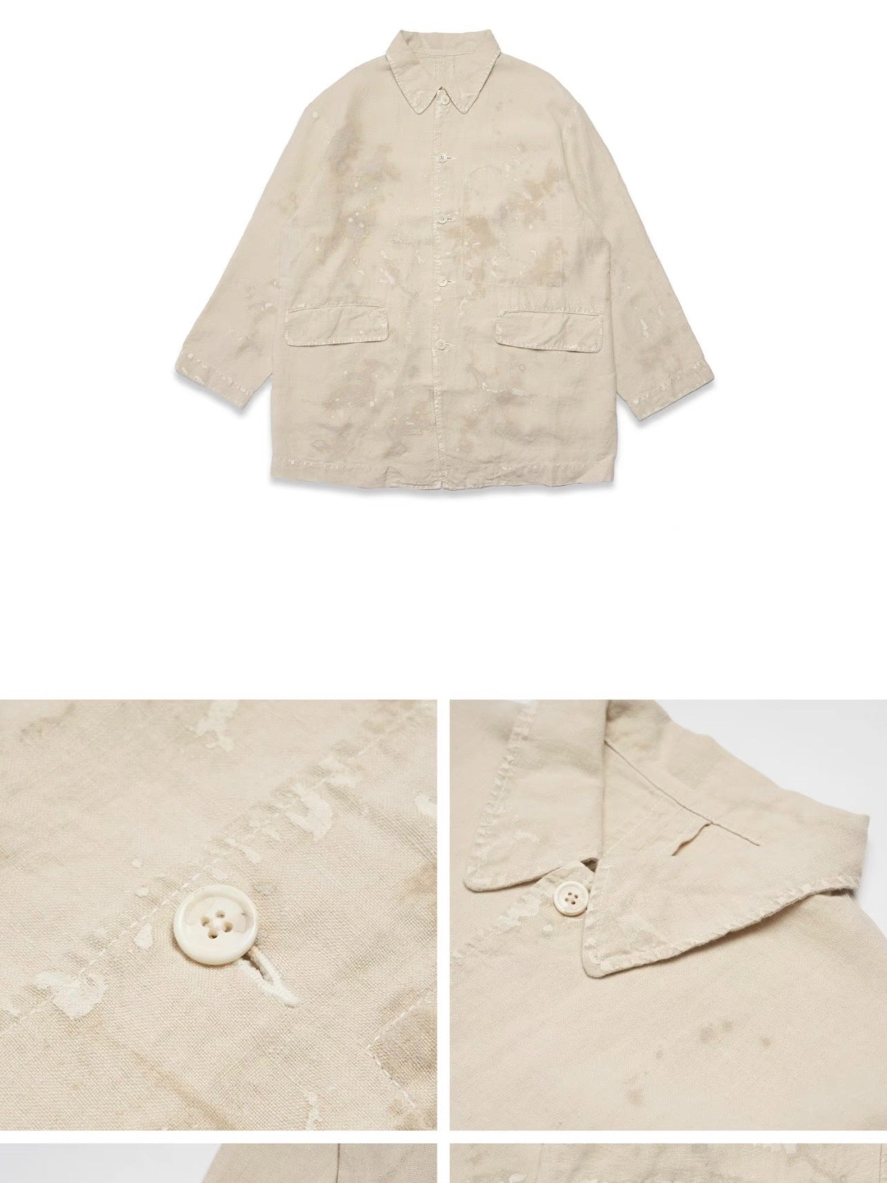 Porter Classic Vintage Linen Cheval Jacket