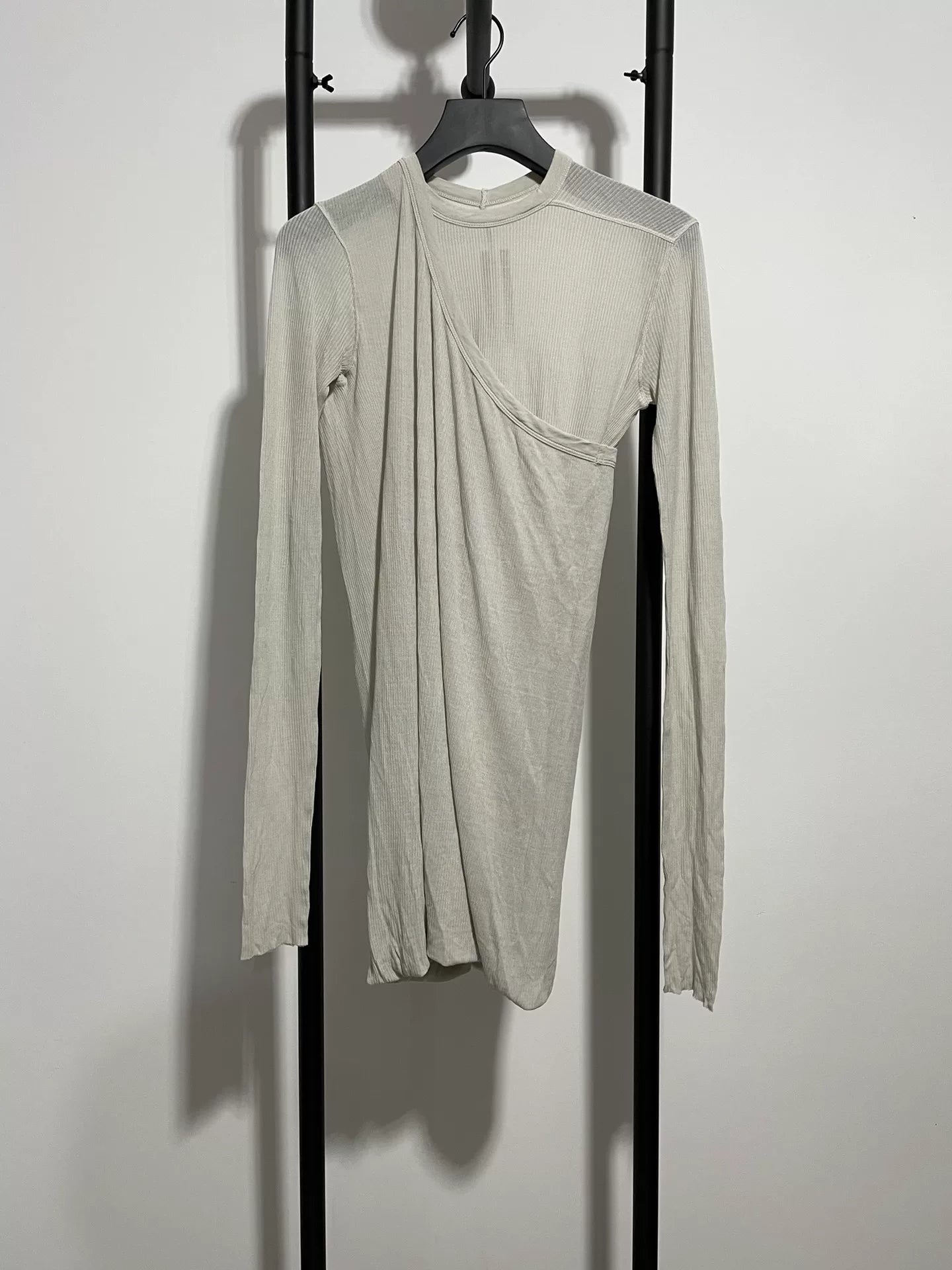 Rick Owens Deconstructed Long Sleeve Vest