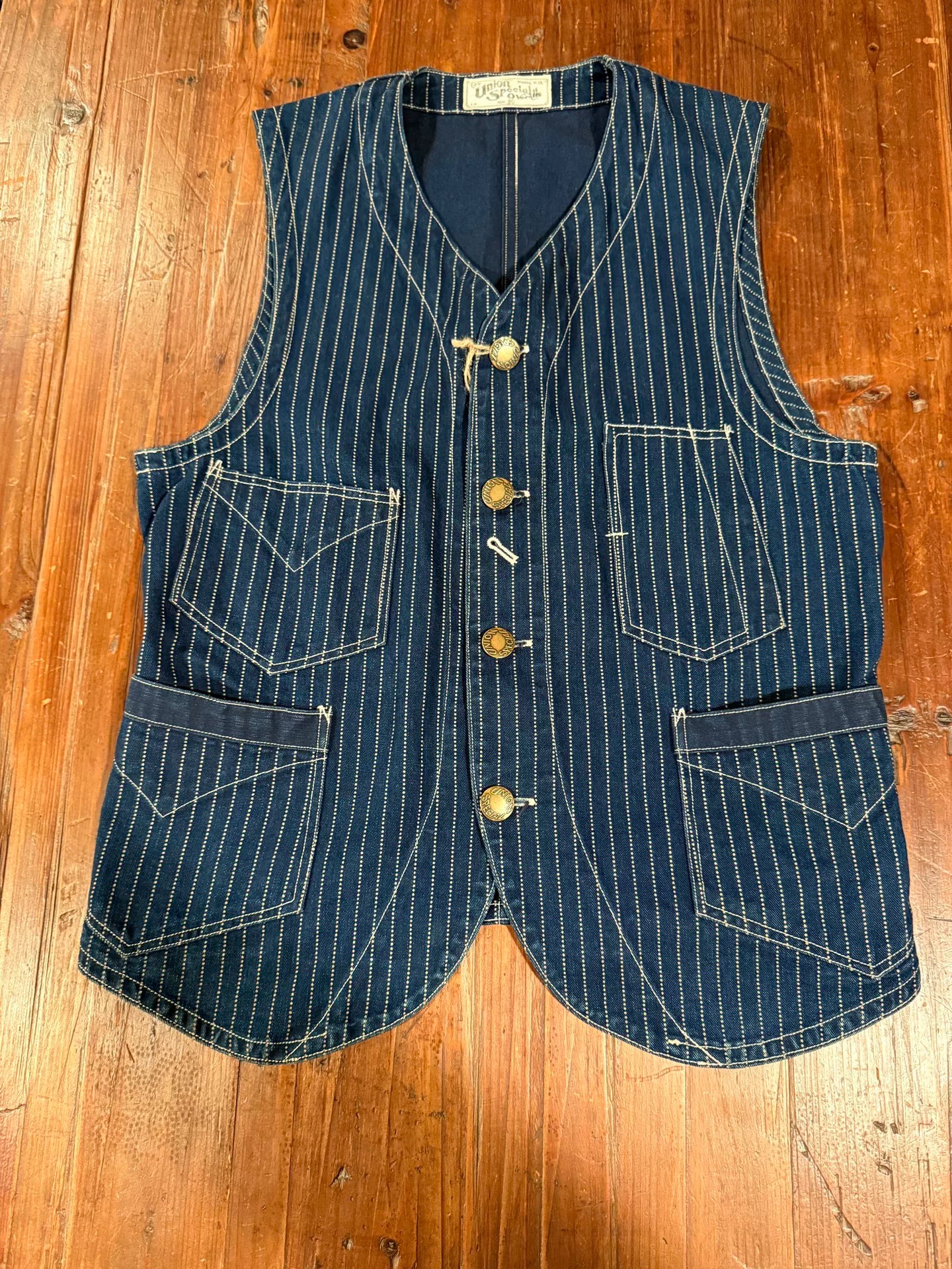 Freewheelers Wabash Denim Vest