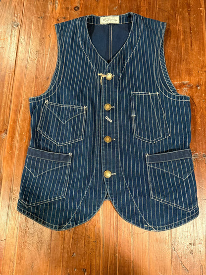 Freewheelers Wabash Denim Vest