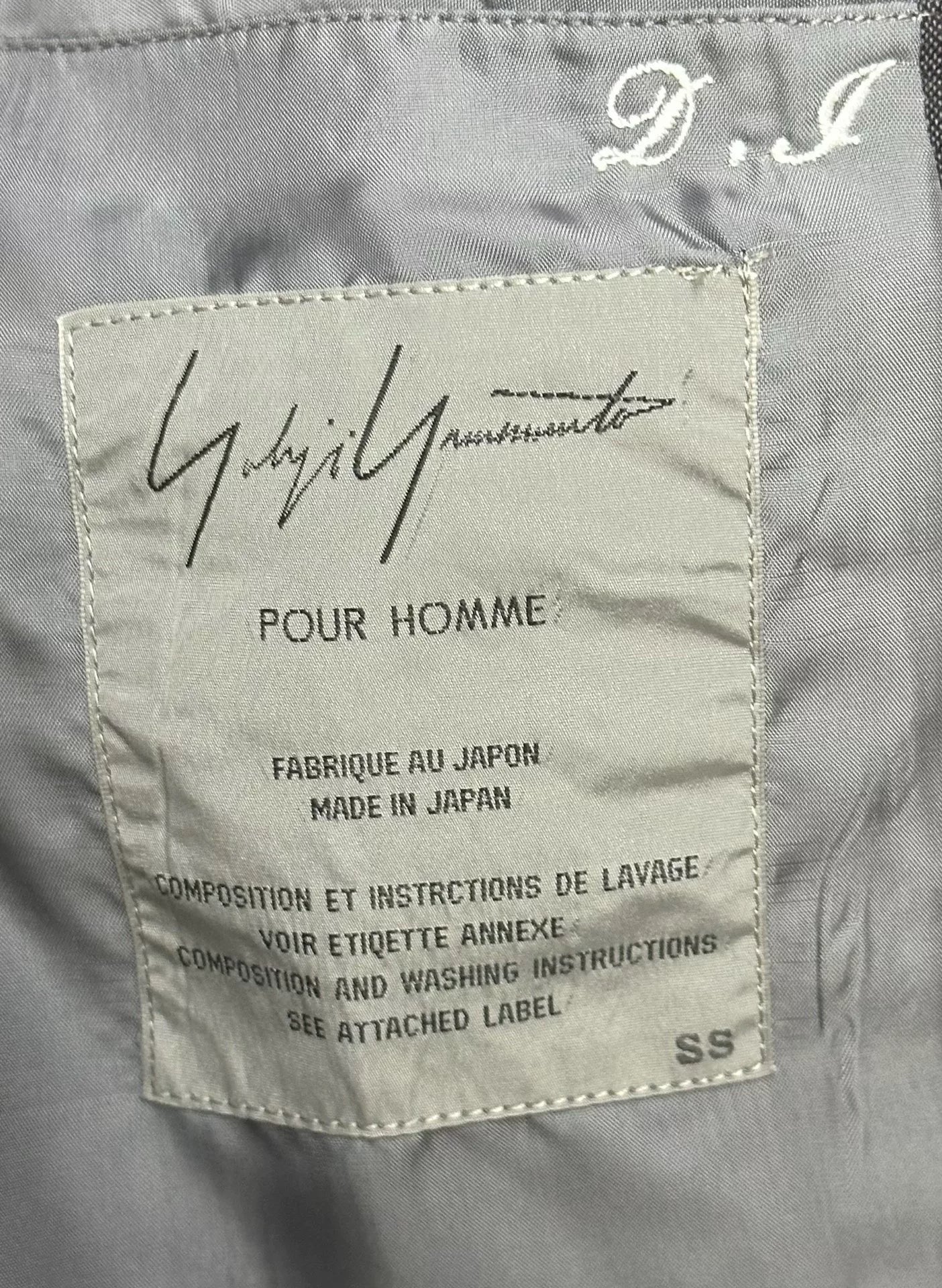 Yohji Yamamoto Pour Homme Color Block Suit