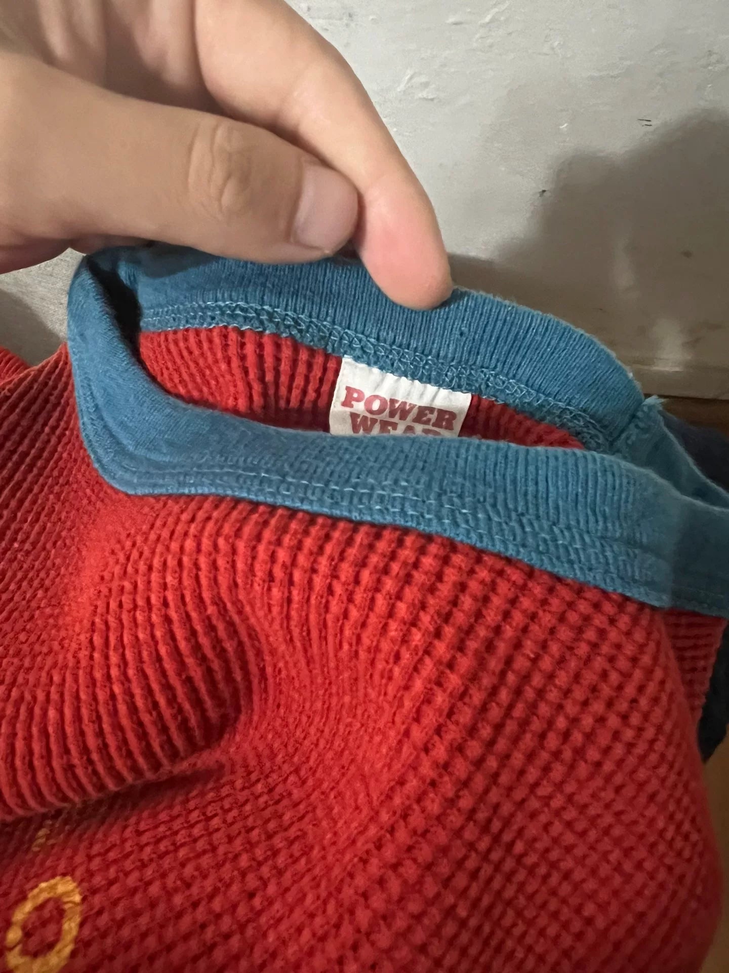 Freewheelers Waffle Knit Top Size M