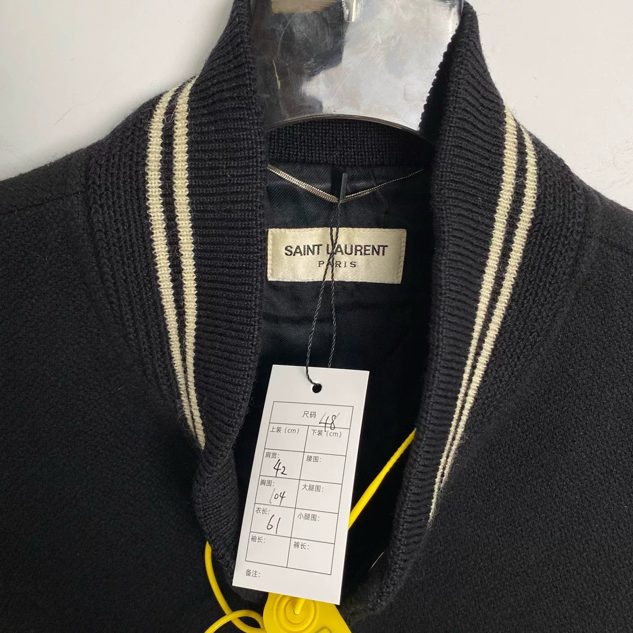 Saint Laurent Paris Varsity Jacket