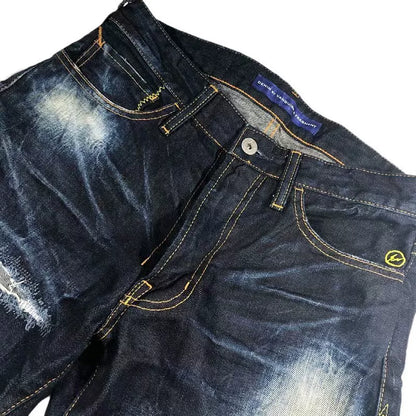 denim by vanquish & fragment tapered jeans