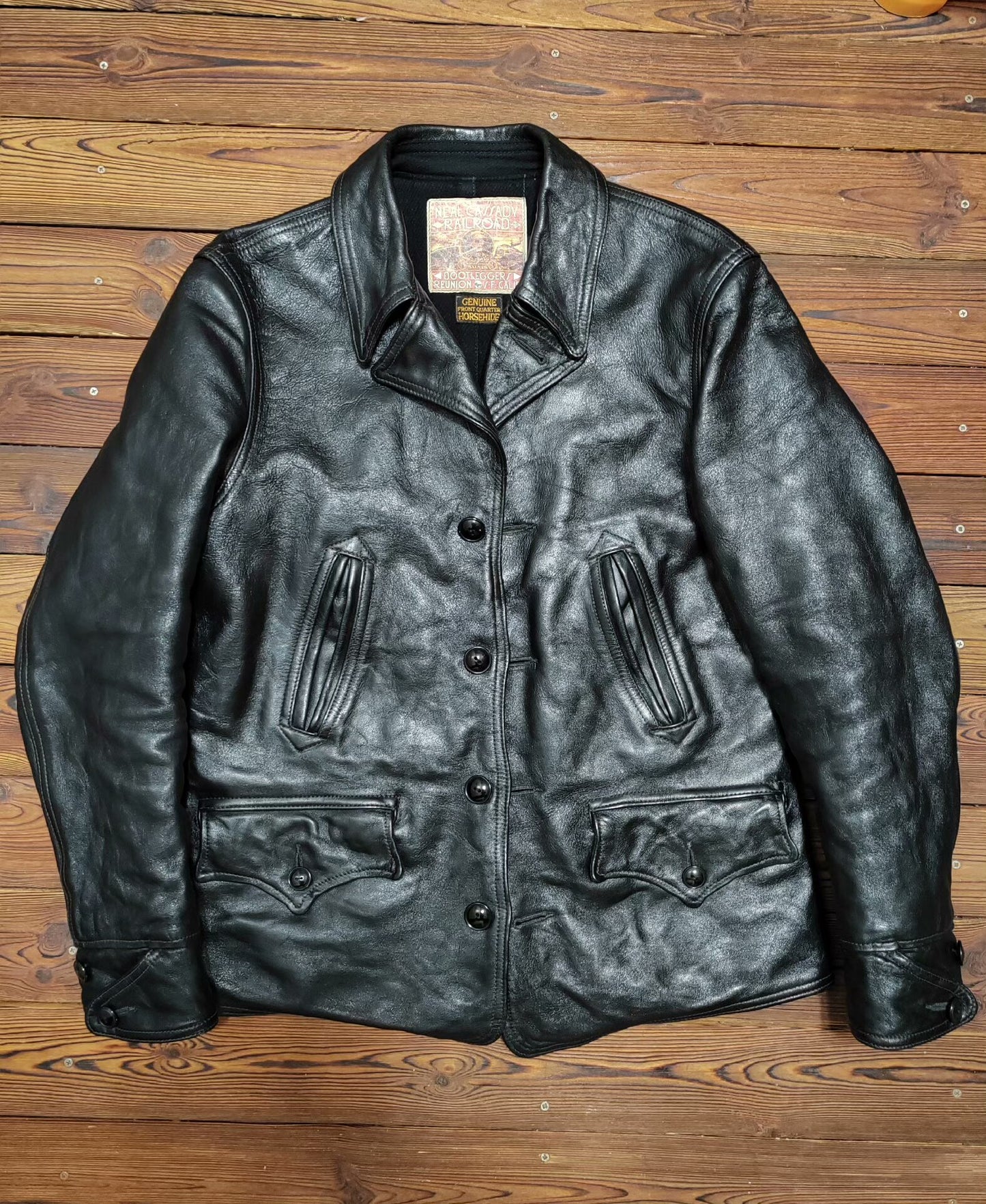 FREEWHEELERS Dispatcher Leather Jacket