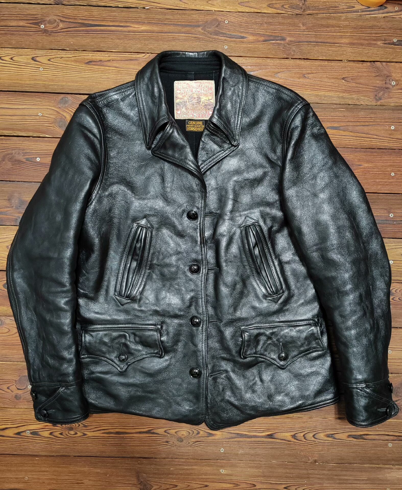 FREEWHEELERS Dispatcher Leather Jacket