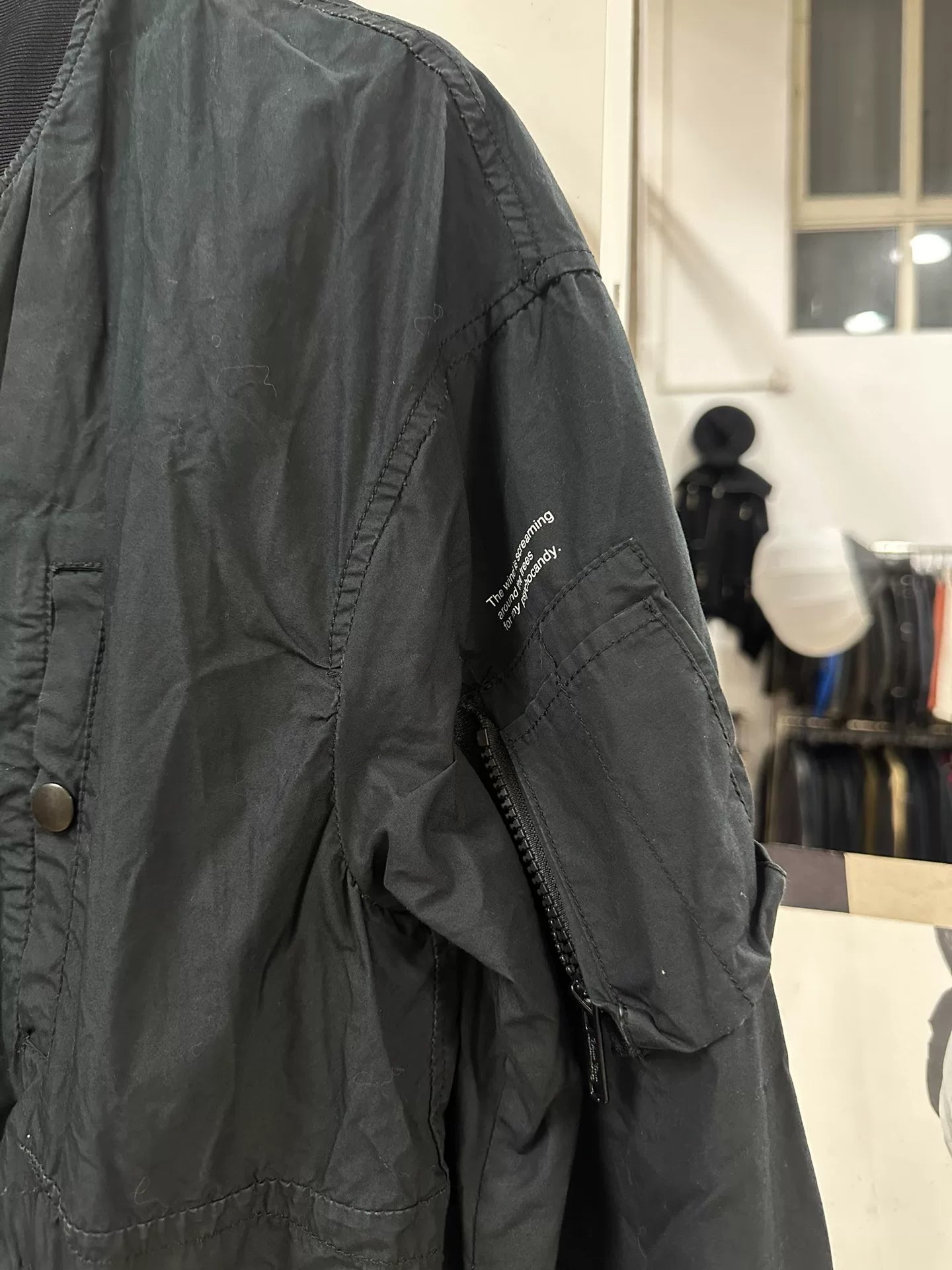 UNDERCOVER Jesus and Mary Chain MA1 Jacket