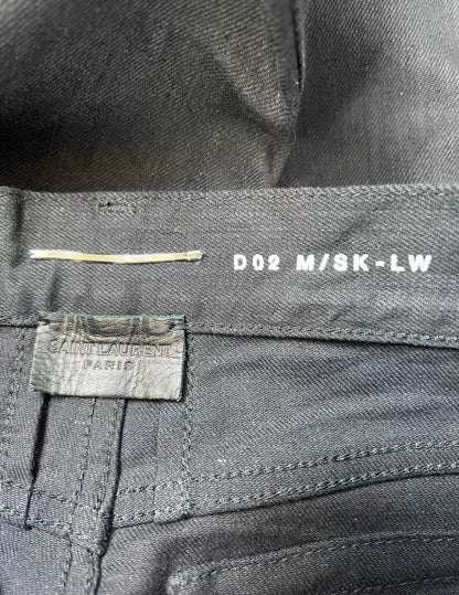 Saint Laurent Double Zipper Jeans