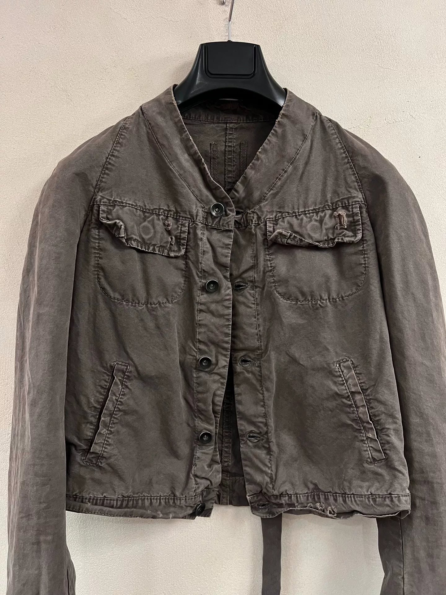 Rick Owens Gray Jacket OLMAR and MIRTA