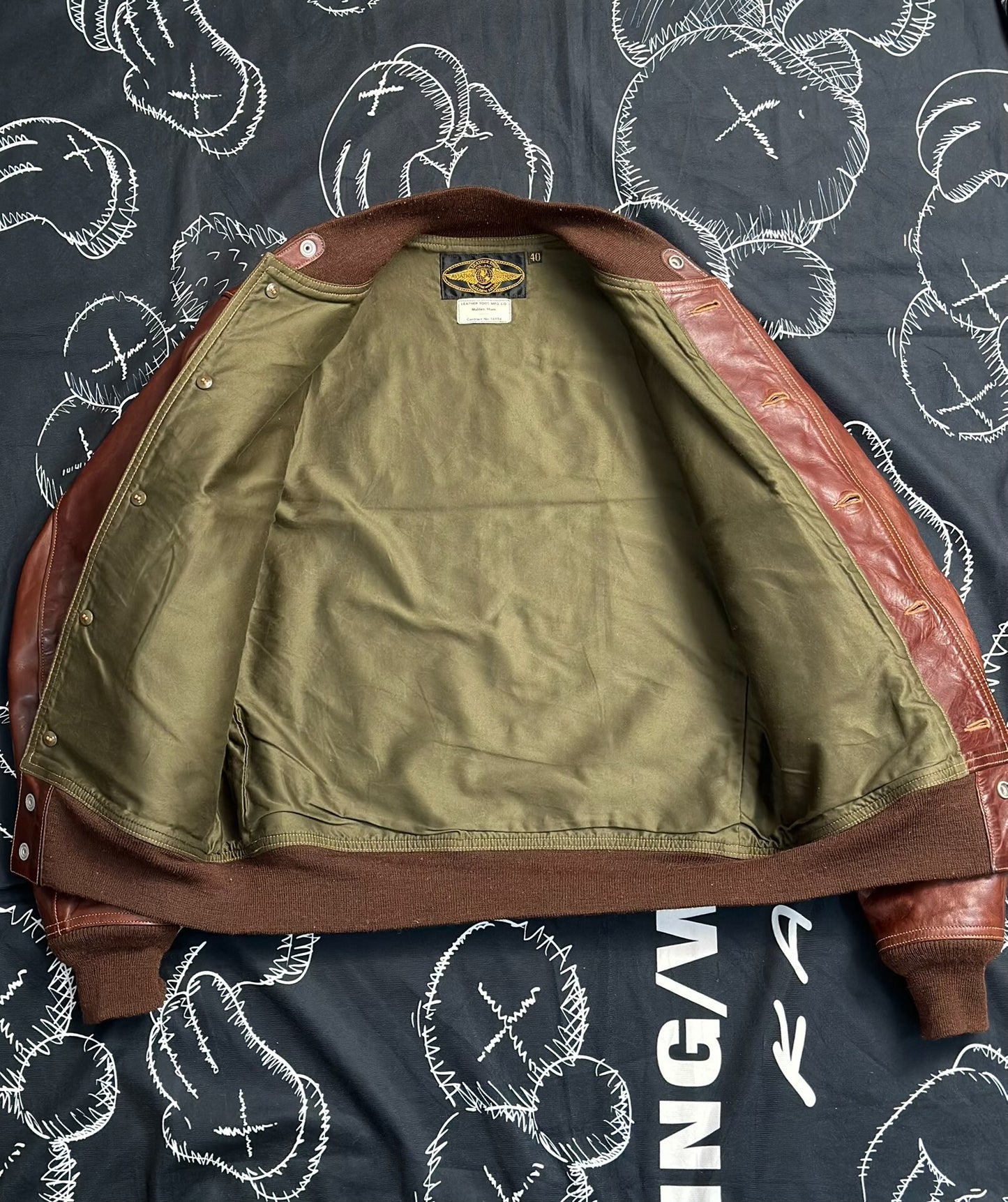 vintage Freewheelers Aviation Leather Jacket