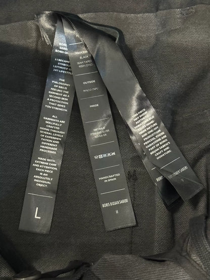 boris bidjan saberi black long pants