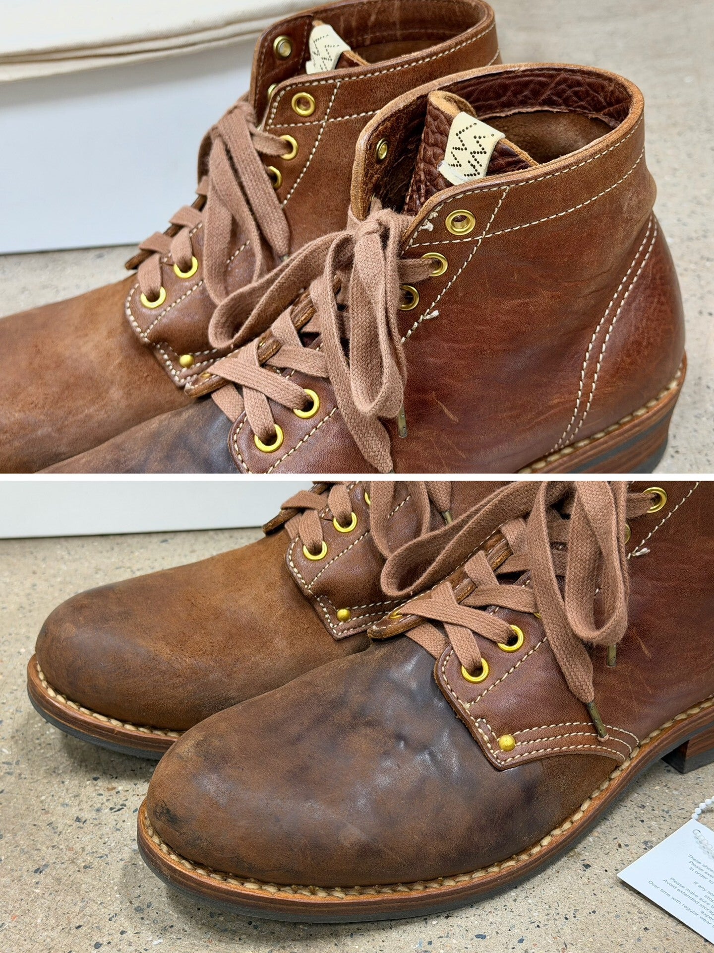 Visvim Brigadier Boots Folk Brown