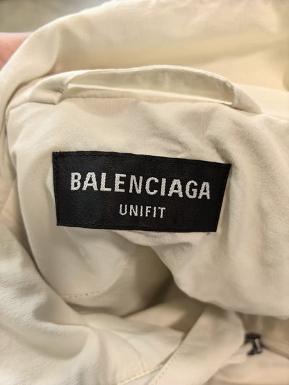 balenciaga sportyb shoulder padded jacket