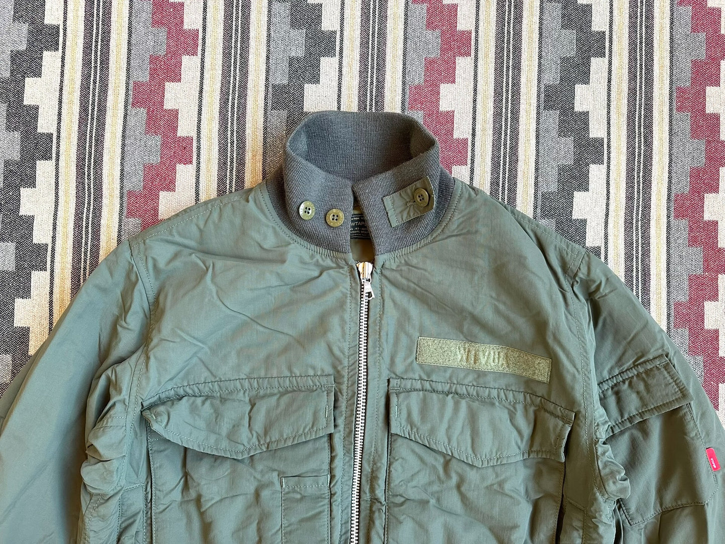 WTAPS Military Style Nylon Flight Jacket