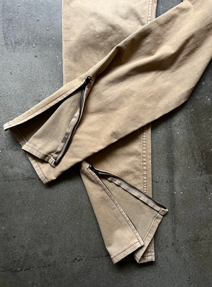 number nine skinny jeans with side zipper