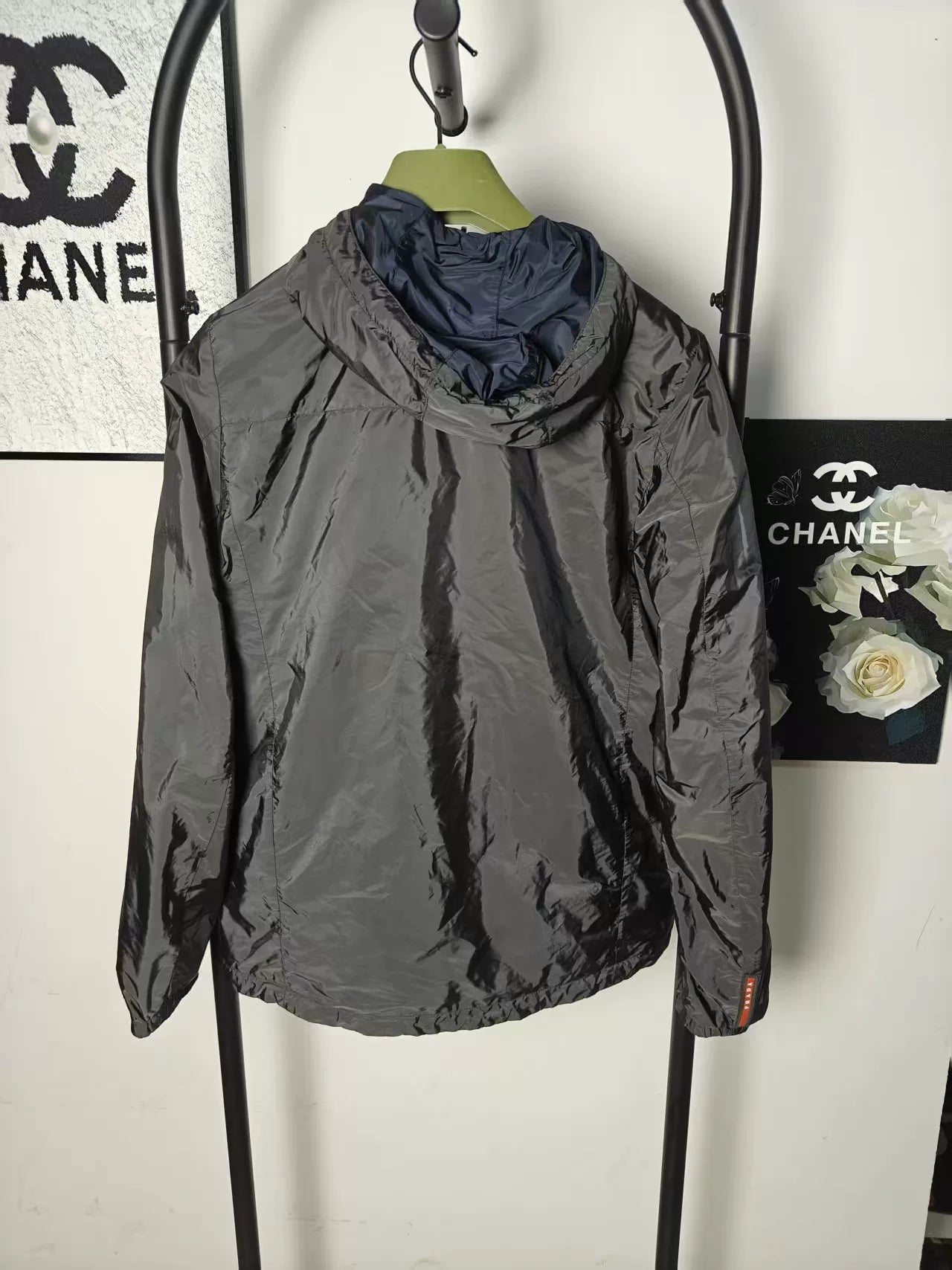 Prada Reversible Cotton Jacket with Logo