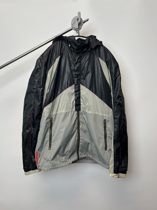 Prada vintage Color Block Zipper Jacket