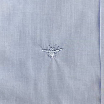 dior light blue embroidered cd bee shirt