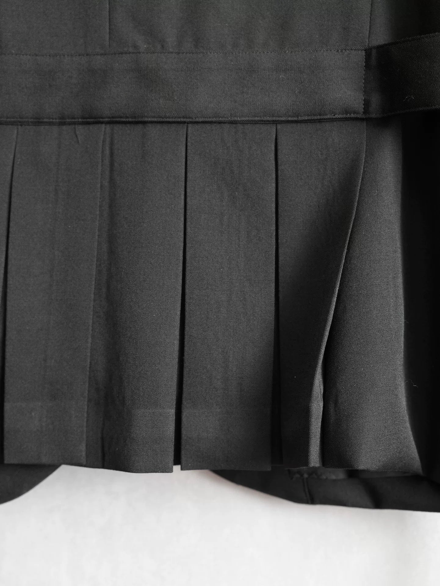 Yohji Yamamoto Pleated Wool Coat