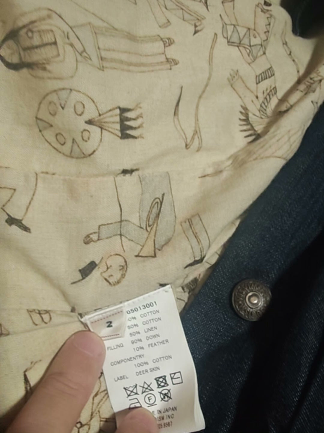 VISVIM SS 101 Denim Down Jacket