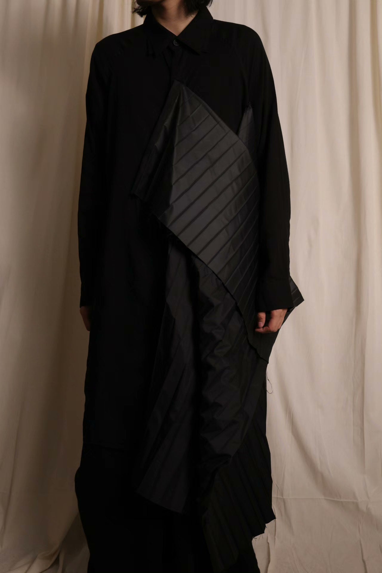 Yohji Yamamoto 22SS Pleated Shirt