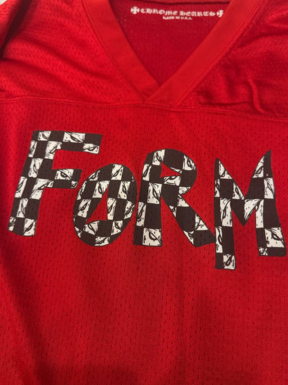 Chrome Hearts Red Graffiti Hockey Jersey