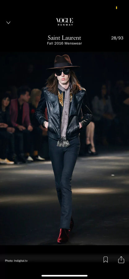Saint Laurent FW16 Runway Boots