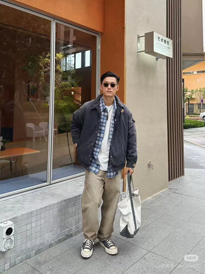 visvim willis blouson coach jacket grey