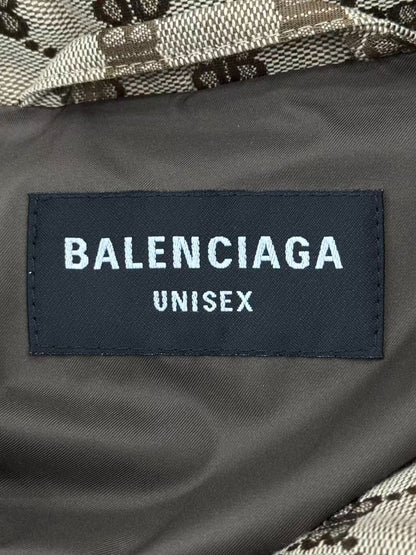 balenciaga gucci patterned puffer jacket size 44