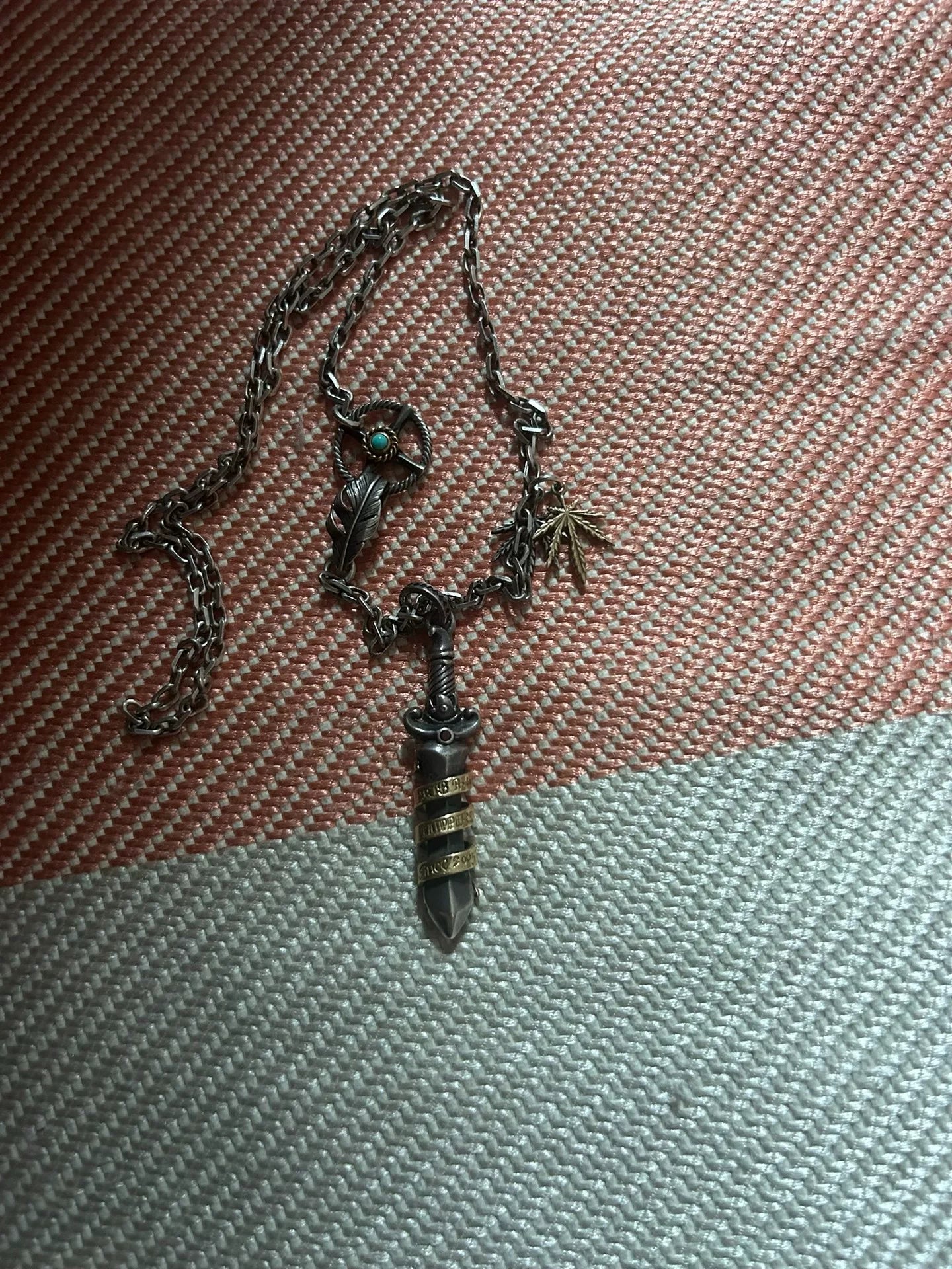 RJB x The Flat Head 18K Gold Dagger Pendant