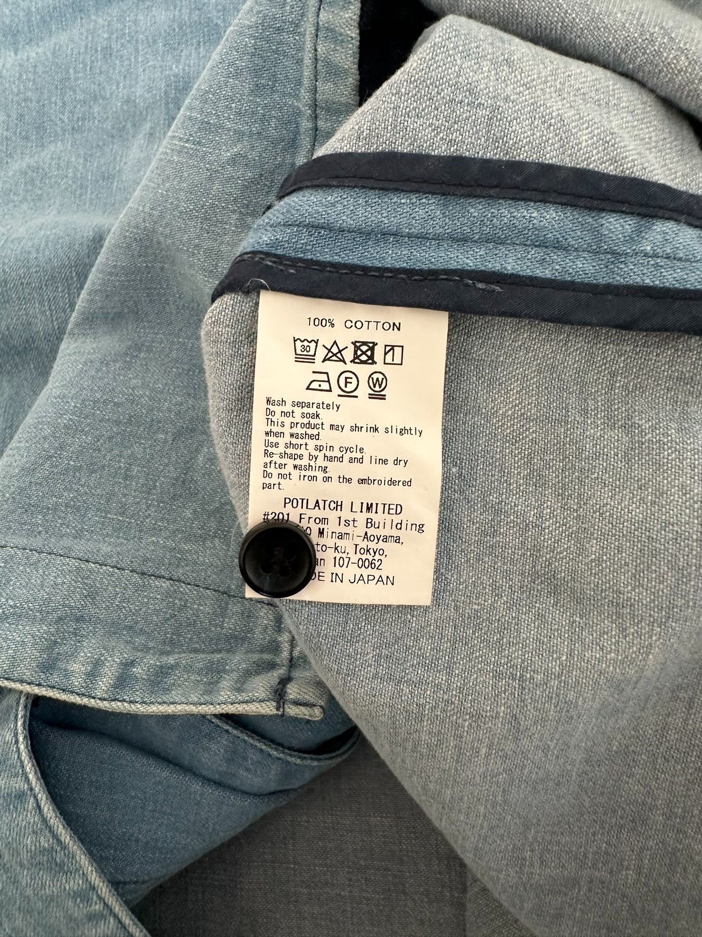 indigo denim jacket by C.E CAVEMPT