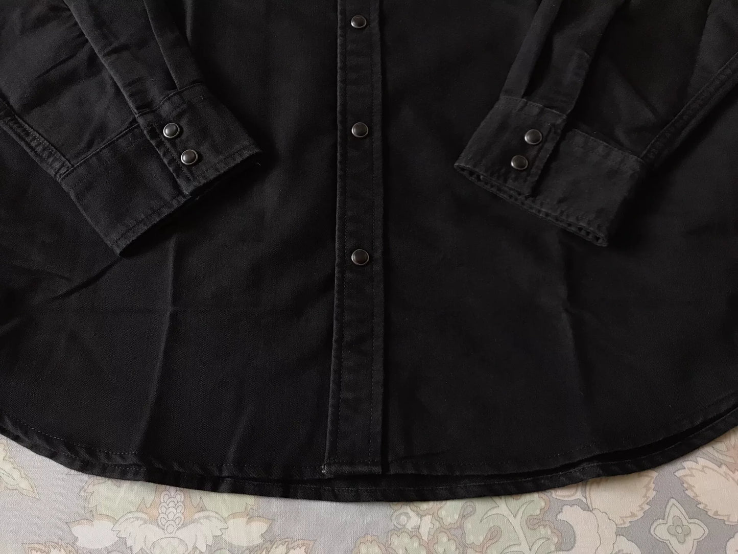 Levi's Washed Black Western Denim Shirt