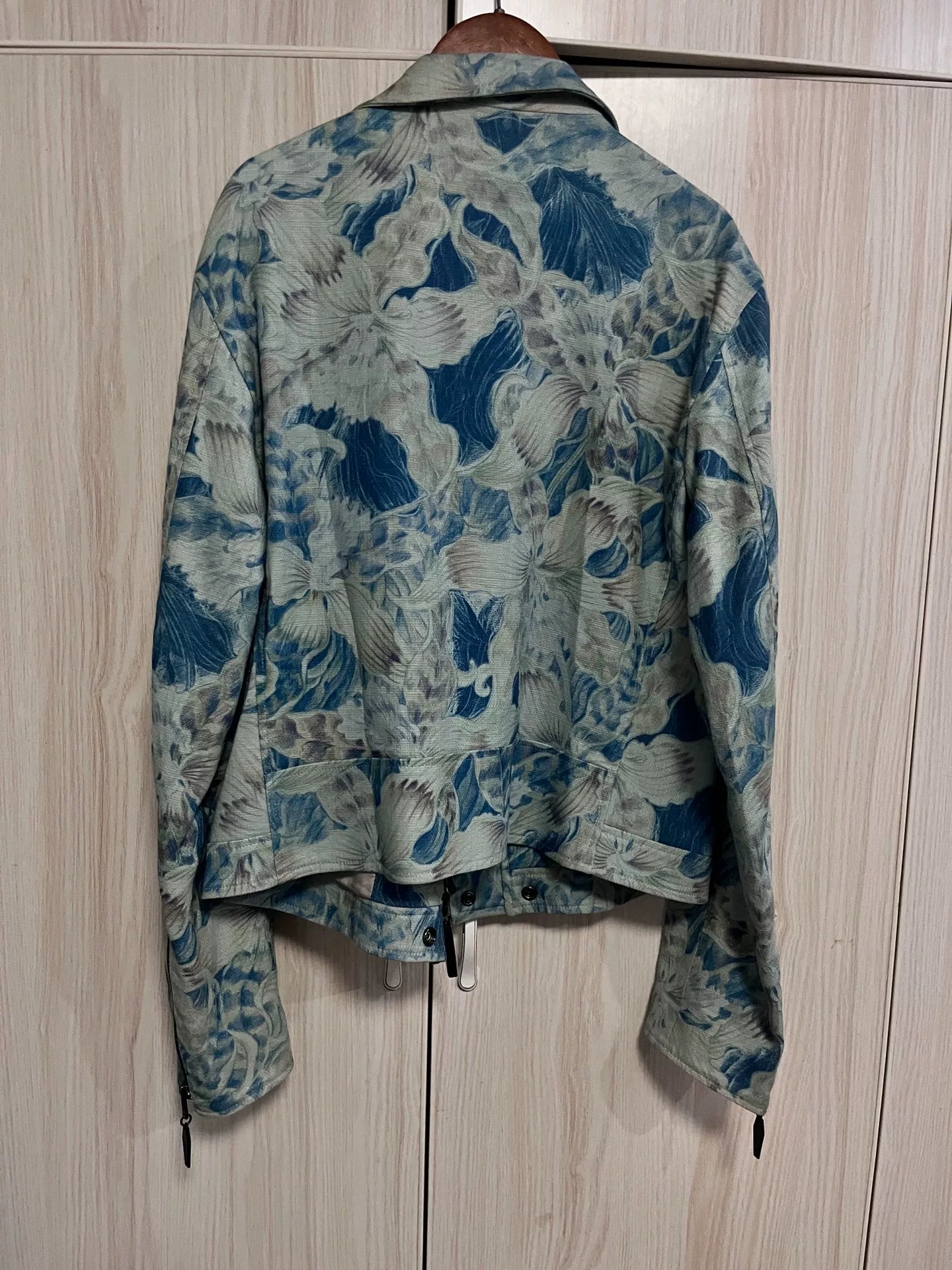 Yohji Yamamoto Floral Motorcycle Jacket