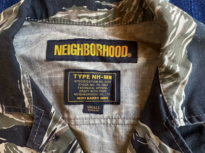 neighborhood camo military-style jacket