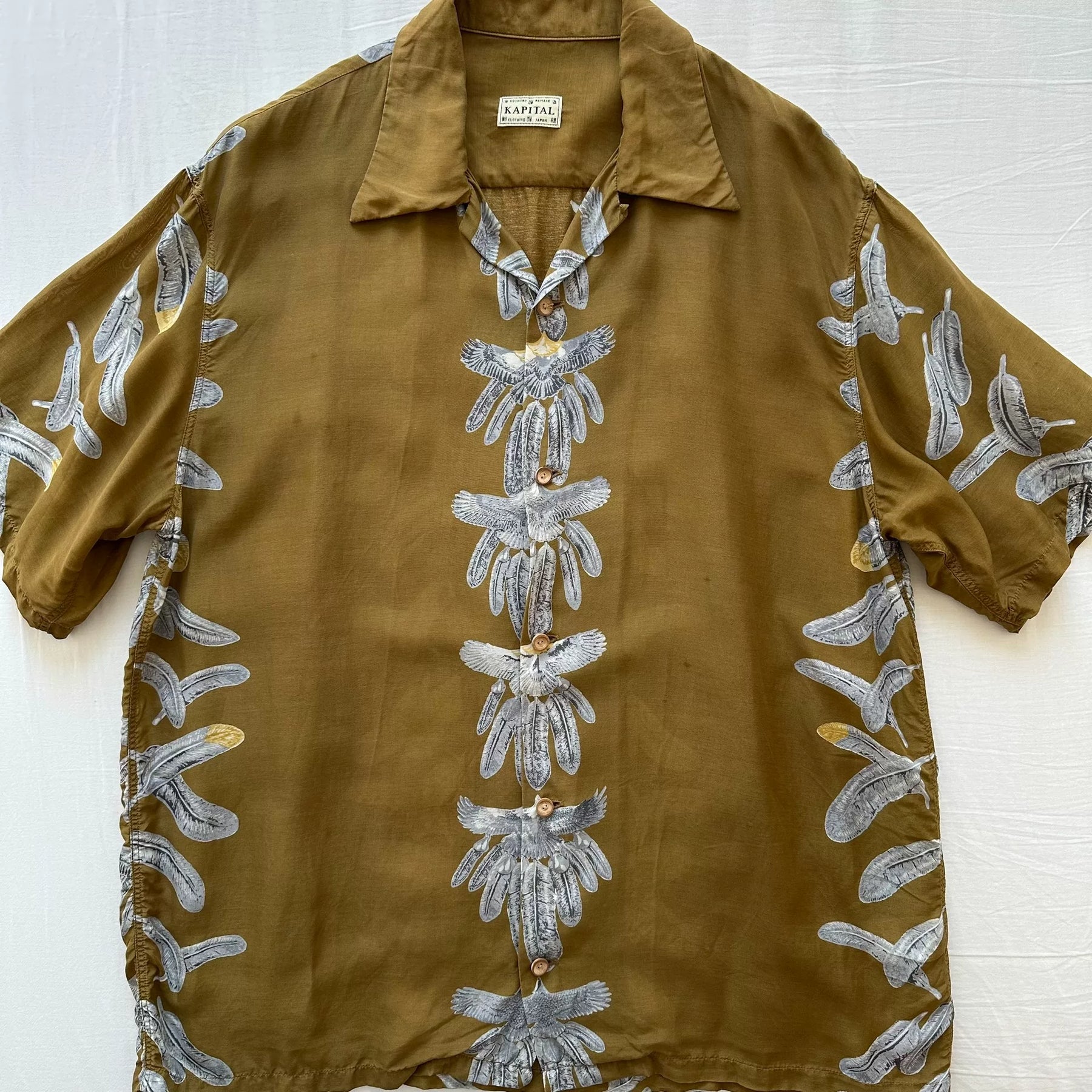 Kapital Eagle Feather Aloha Shirt