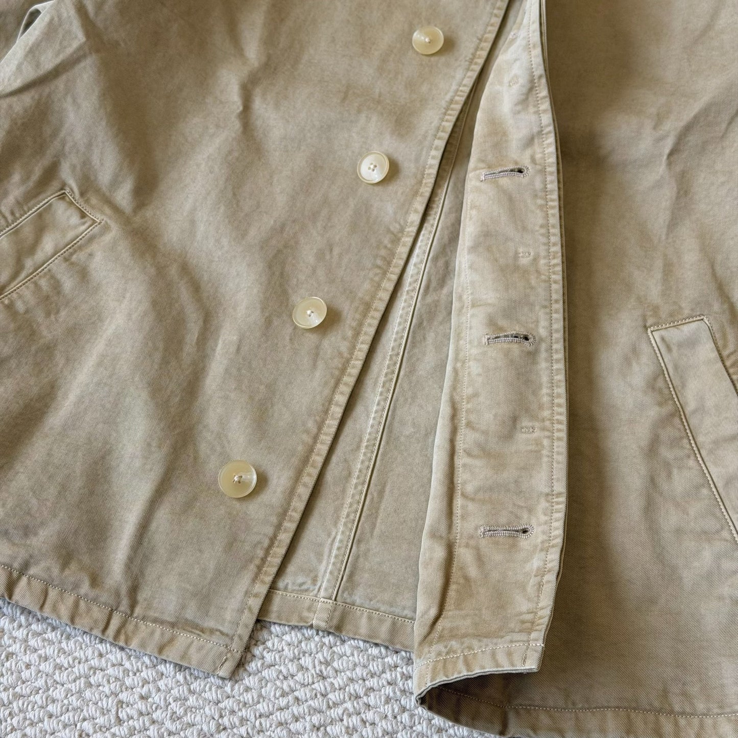 AURALEE DYED FINX LIGHT CHINO BLOUSON 26SS