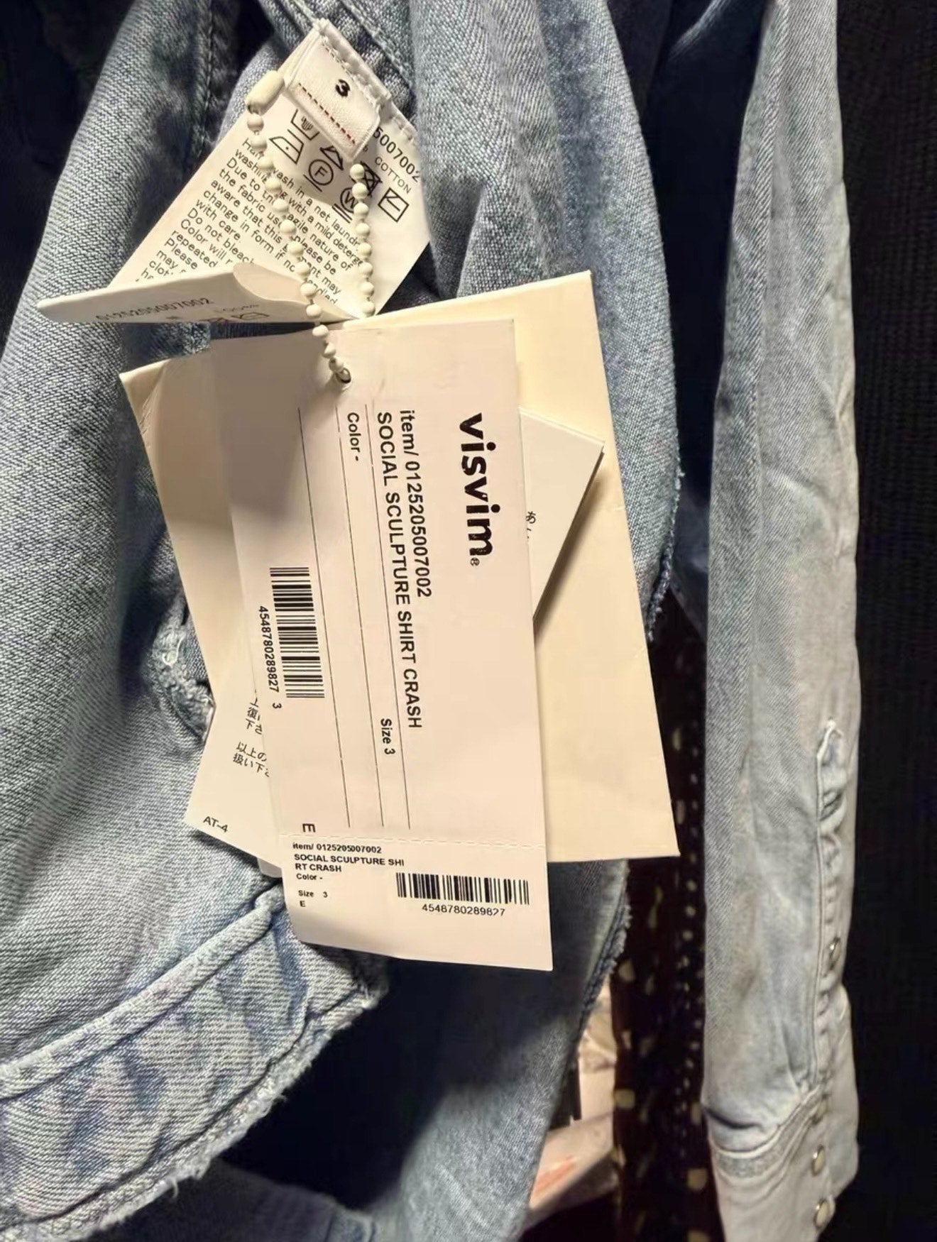 visvim Social Sculpture Crash Denim Shirt
