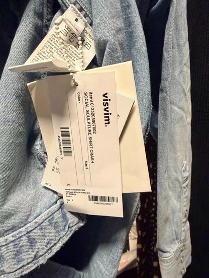 visvim Social Sculpture Crash Denim Shirt