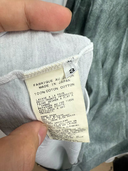 yohji yamamoto tie-dye short sleeve shirt