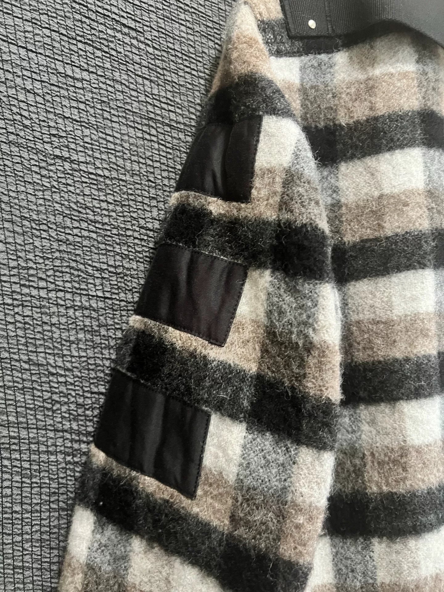 Rick Owens Larry Season Wool Check Jacket