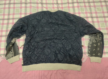 kapital bandana big sweatshirt in black