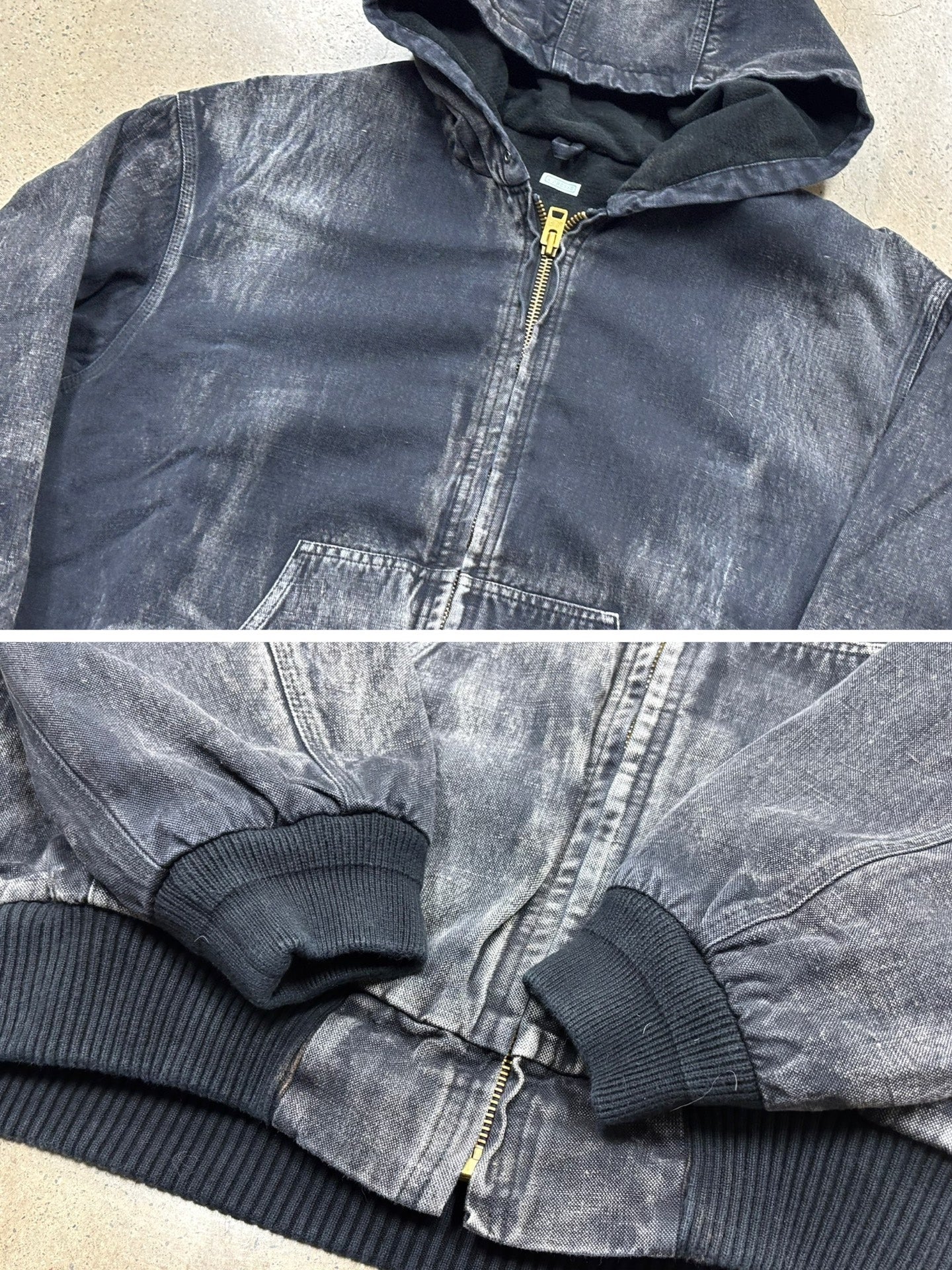 A.PRESSE Silk Linen Hooded Parka
