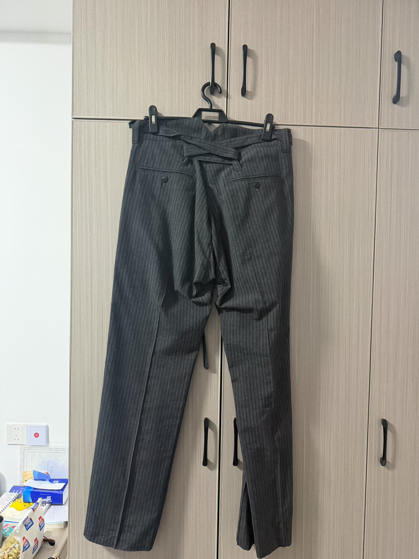 VISVIM 22SS Hakama Santome Striped Pants