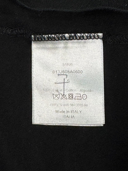 Dior Black Stamp Graphic Short Sleeve T-Shirt