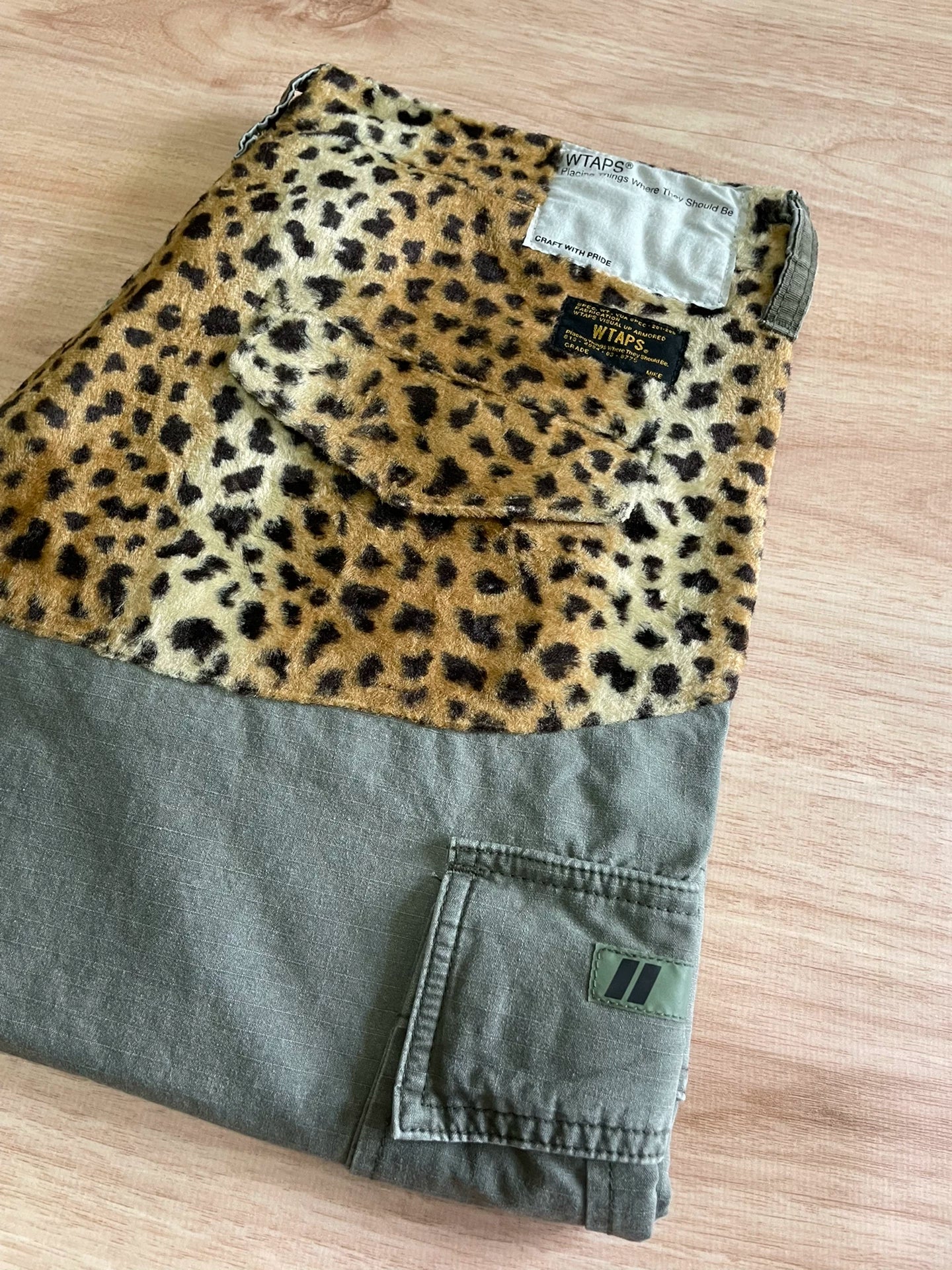 WTAPS JUNGLE CHOPPED LEOPARD RIPSTOP