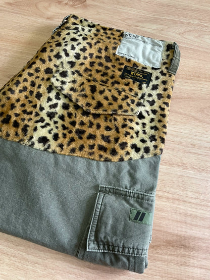 WTAPS OD Leopard Ripstop Cropped Pants