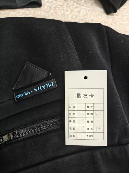 Prada Triangle Logo Pants in Excellent Condition