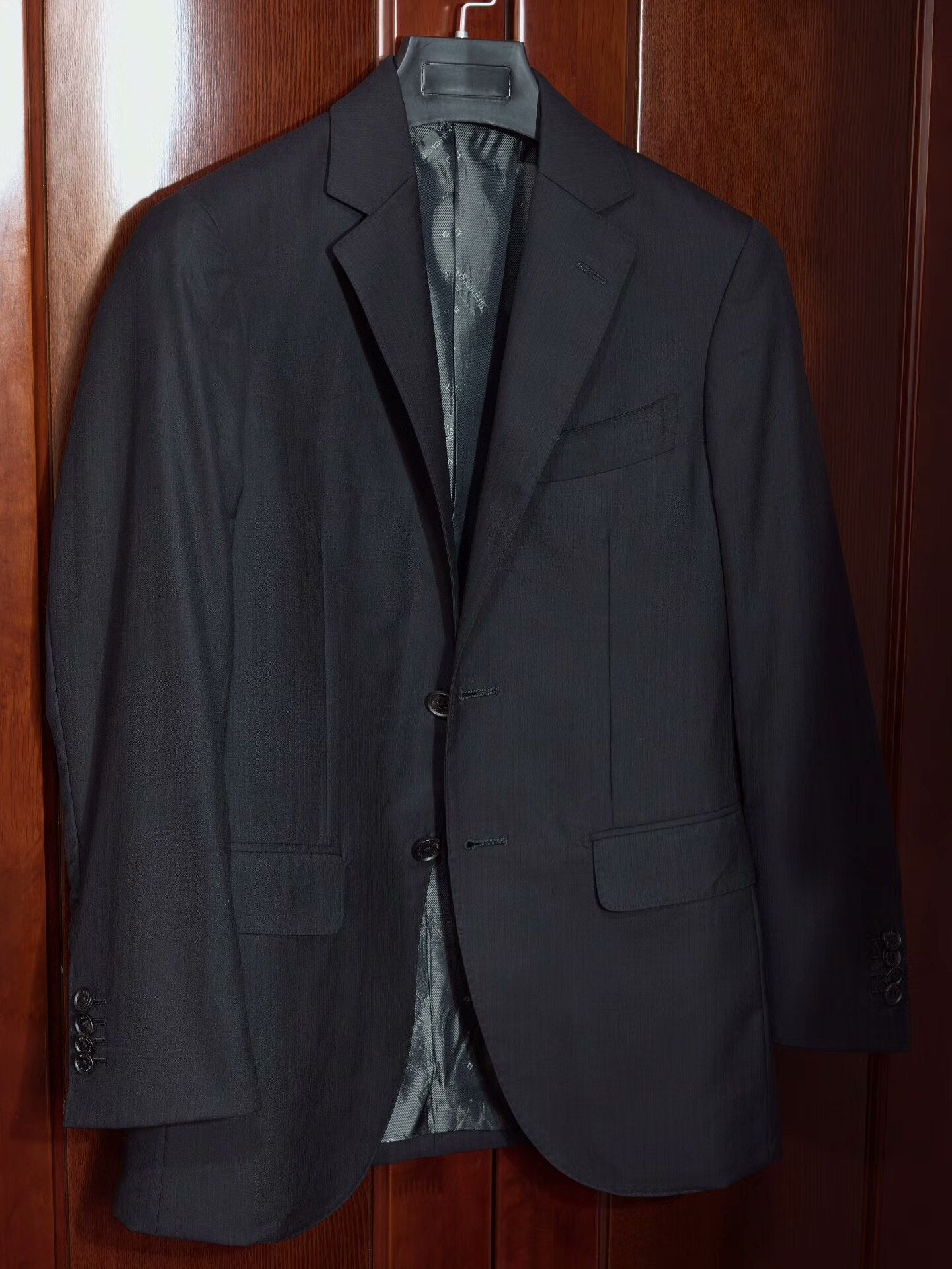 Zegna Black Wool Custom Suit