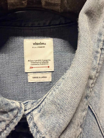 visvim Social Sculpture Crash Denim Shirt