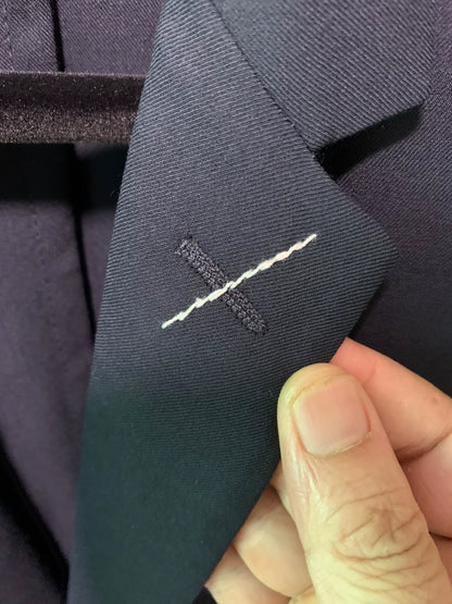 dior homme blue cashmere blazer size 48